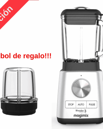 Batidora de vaso, o blender, de magimix de 1.2Lts cromada