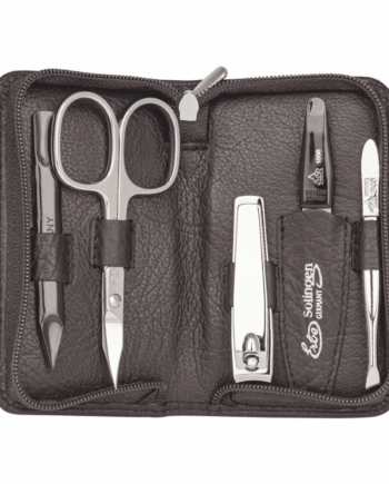 Estuche de manicura Erbe 5pzs c/marron