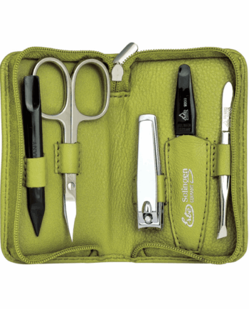 Estuche de manicura Erbe 5pzs c/verde